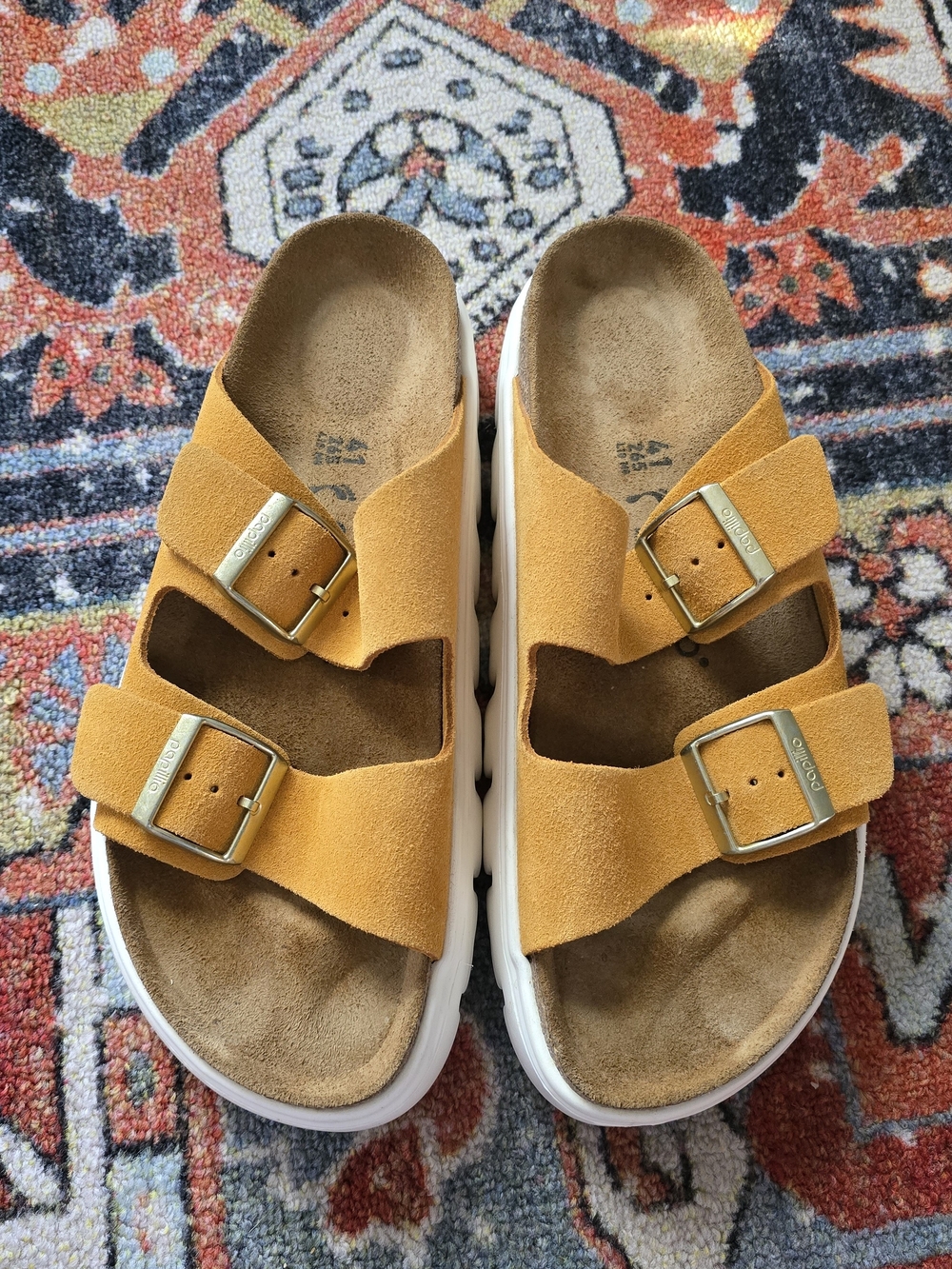 Birkenstock Women's Papillio Arizona Chunky Suede Sandals - Picture 2 of 10